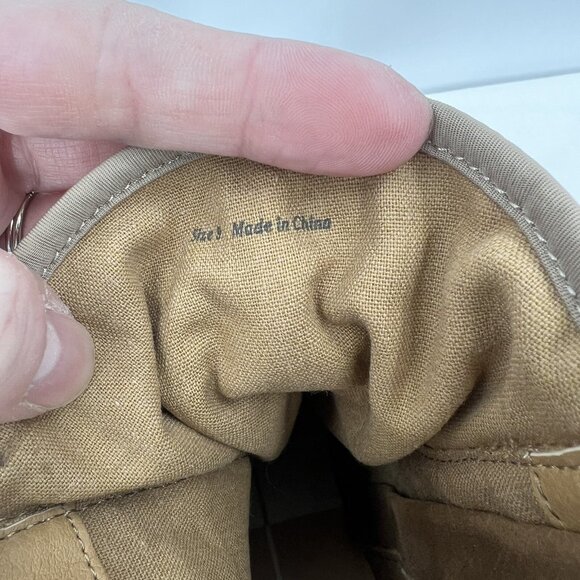 Dolce Vita Nyree Tan Multi Leather Nylon Ankle Boots Women’s 9 - Picture 8 of 10